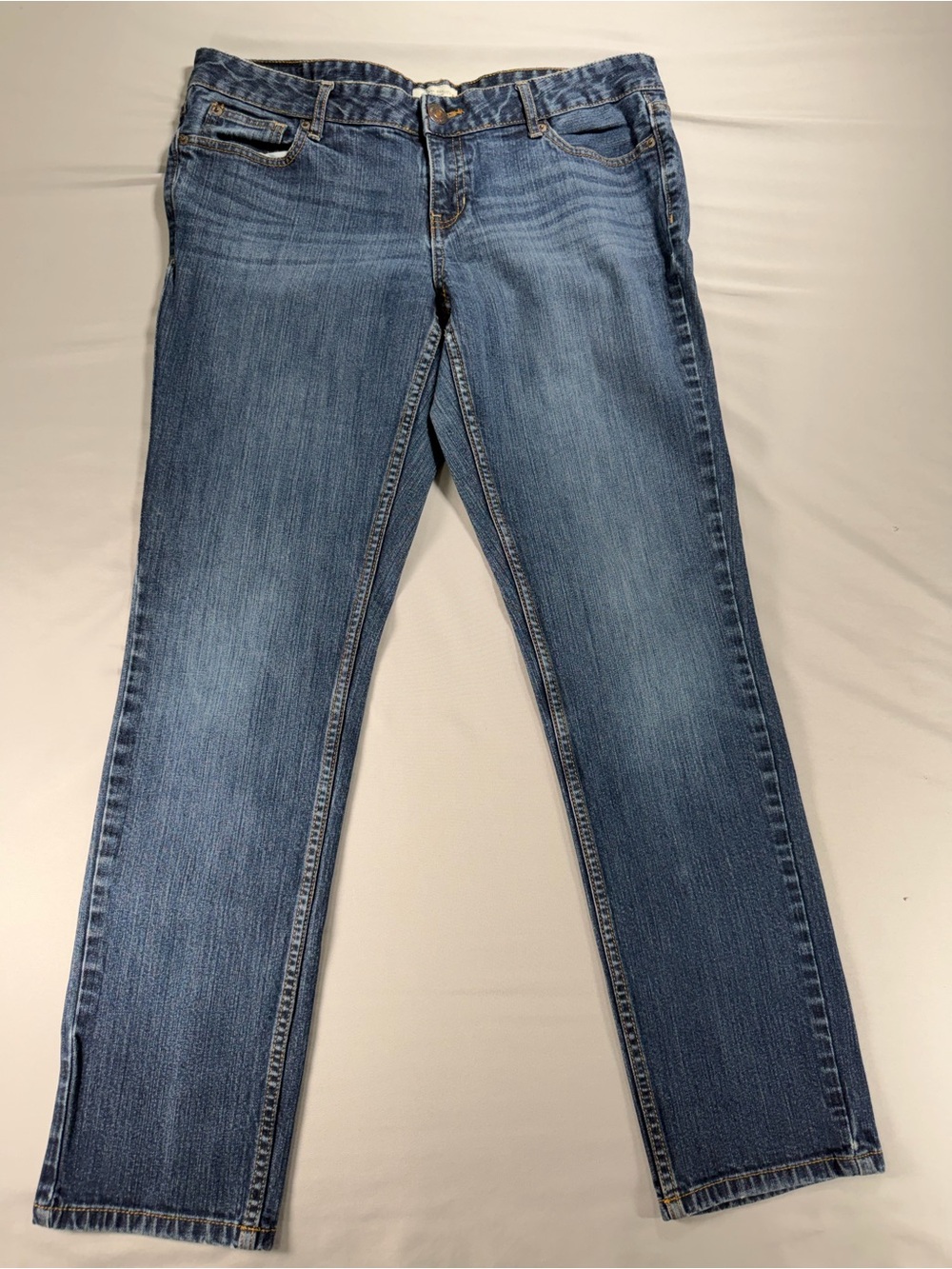 Aeropostale Bayla Skinny Curvy Jeans 13/14 Regular Medium Wash Blue #1099